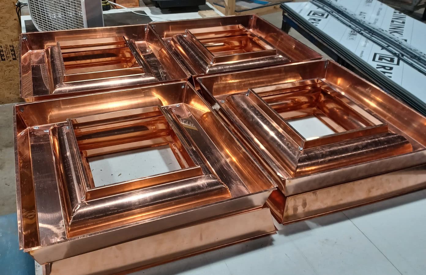 Logan County Courthouse - custom boxes for cornice