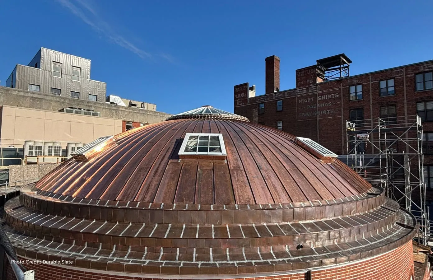 Davidge hall, copper dome.