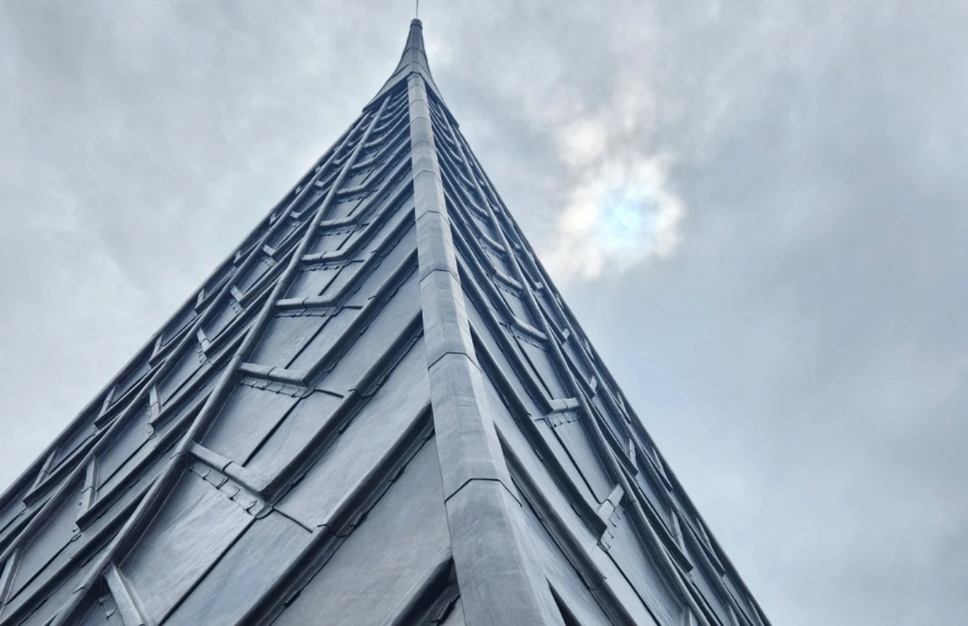 URIS Library and McGraw Tower 5 - Chevron lead roof